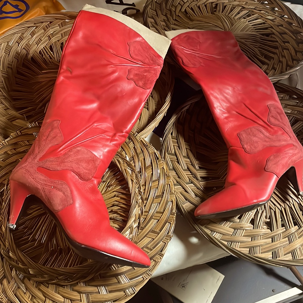 Vintage Red Boots